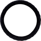 Flying Banner car Steering Wheel Cover Soft Velvet Warm Universal Size 15 inches SUV Truck Anti Slip Odorless Summer Winter (