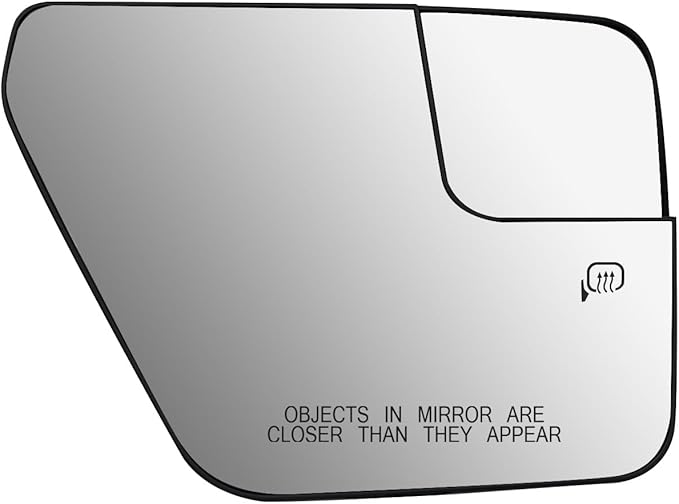Passenger Side Mirror Replacement for Ford F150 2022 2023, Right Exterior Side Rearview Mirrors Glass, with Backing Plate, Po