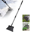 Ice Scraper for Driveway, 206 Upgraded Snow Shovel Heavy-Duty Multi-Purpose Garden Scraper & Ice Breaker, Long Handle Steel Ice Chopper Snow Remover Tool for Sidewalks Steps Outdoor