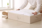 iwill CREATE PRO Pack of 2, Collapsible Rigid Storage Baskets for Underbed Organizer, Good for Clothing, Shoes, Bedding in Wa