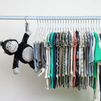 Roomedys® Spacing Tape for Hangers, Spacer, Clothes Divider, Closet Organizer, Perfectly Spaces Hangers & Clothing for Adults