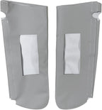 Car Sun Visor Cover Pair Fit for Chevy Tahoe Suburban Yukon 1995-1999, Microfiber Leather, Gray