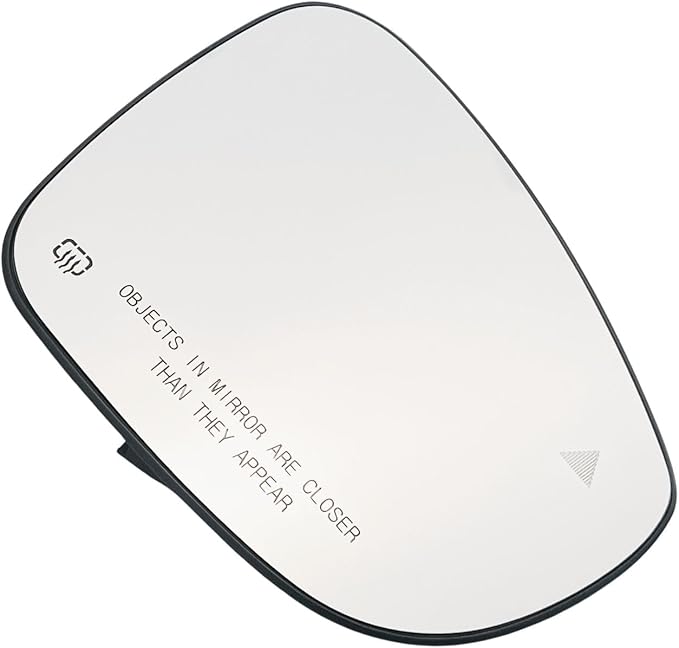 Right Passenger Side Mirror Glass Heated W/Blind Spot NO-Auto Dimming Compatible with 2017-2024 Chrysler Pacifica for 2020-2024 Chrysler Voyager（2 PIN ） (Passenger Blind Spot No-Anti-glare)