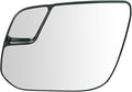 TRQ Driver Side Mirror Glass Heated with Spotter Glass Compatible with 2015-2017 Chevrolet Colorado GMC Canyon GM1324178