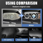 Headlight Restoration Kit - Coating Headlight Cleaner for Cars Trucks Motorcycles & RVs - Restore Yellowing Cloudy & Foggy Le