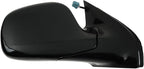 TRQ 2 Piece Driver and Passenger Side Mirror Assembly Set Electric Adjustment Heated No Memory Black Compatible with 2002-200