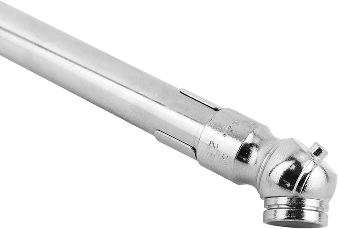 Milton S-920 Pencil Tire Pressure Gauge With Tread Depth Gauge, Built-in Deflator Valve, For Higher-Pressure Automobile Tires, Durable Plated Brass, Pressure Measured In PSI & kPa