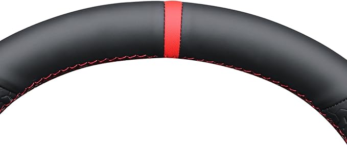MEWANT Hand Stitched Steering Wheel Cover for Tesla Model 3 2017-2023 / Model Y 2020-2023 for Tesla Model 3/Y Accessories