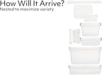 Rubbermaid Cleverstore Clear Dorm Variety 16-Pack, Made in USA, Stackable Large Clear Storage Bins with Lids, See-Through Pla