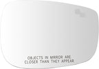 TRQ Passenger Side Mirror Glass Heated Blind Spot For Factory Equipped Mirrors Compatible with 2015 Mazda CX-5 From 4 01 14 P