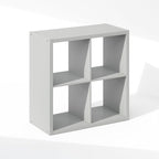 Furinno Cubic Closet Organizers and Storage, 4-Cube Closet Organizer, Open Shelf Closet Storage, Extra Thick Frame for Wardro