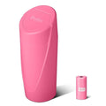 Car Trash Can Bin with Lid - Car Garbage Can Cup Holder - Rose Red Mini Leakproof Vehicle Trash Garbage Can Bin with 20pcs Trash Bags-Car Organizers and Storage for Front Back Seat Accessories