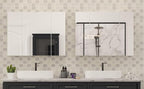 DICTAC Bathroom Medicine Cabinet with Mirrors 31.5x23.62 Inch Storage Cabinet with Mirror Wall Mounted Bathroom Mirror with A