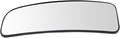 TRQ Passenger Side Lower Mirror Glass Non Heated Convex Towing Mirror with Backing Plate For Factory Equipped Mirrors Compati