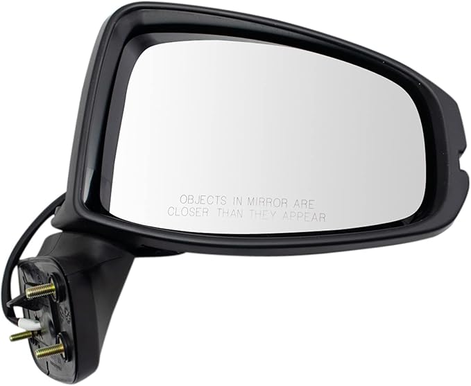 TRQ Driver & Passenger Side Power Mirror Set Paint to Match Compatible with 2015-2018 Honda Fit LX/Sport HO1320332 HO1321332