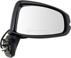 TRQ Driver & Passenger Side Power Mirror Set Paint to Match Compatible with 2015-2018 Honda Fit LX/Sport HO1320332 HO1321332