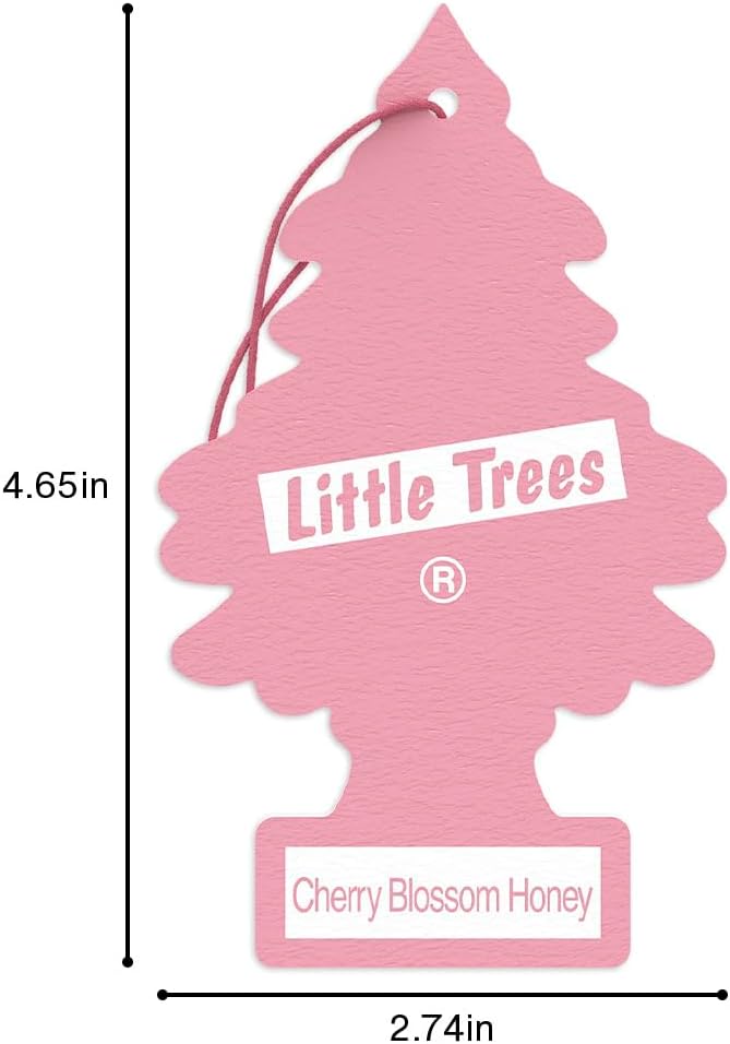 LITTLE Air Fresheners Car Air Freshener. Hanging Tree Provides Long Lasting Scent for Auto or Home. Cherry Blossom, 24 Air Fr