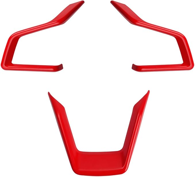Auovo Center Console Steering Wheel Cover Trims for Subaru Crosstreck Outback Legacy Accessories 2018-2026 for Subaru Impreza 2017-2026/19-26 Forester/Ascent 2018-2026 (Red)