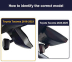 Fitcamx Front 4K and Rear 1080P Dash Cam Adapts for Toyota Tacoma 2018 2019 2020 2021 2022 2023 Limited TRD Sport Off-Road Pr