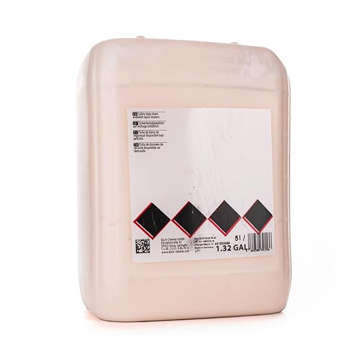 KOCHCHEMIE P6.02 One Cut & Finish - High-Gloss Polishing Compound with Sealant; Remove Scratches and Grindings from Grit Size P2000 and Above with Simultaneous Sealing Effect (5 Liter)