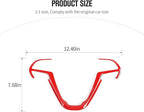 JeCar Steering Wheel Trim Cover Interior Decoration Trim Kit for 2014-2020 Jeep Grand Cherokee & Jeep Cherokee, Red