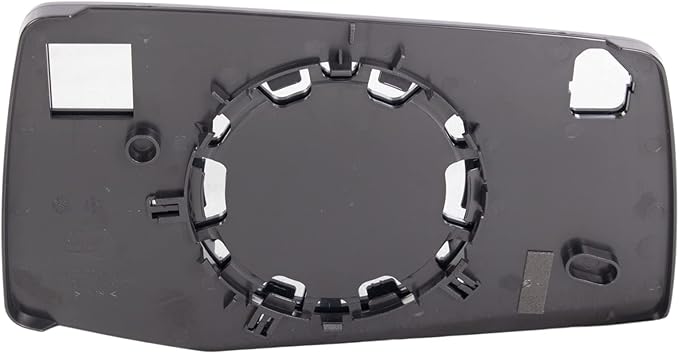 TRQ Left Mirror Glass Snap On without Spotter Glass Compatible with 2019-2023 Chevrolet Silverado 1500 2022 Silverado 1500 LT