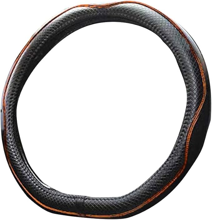 Mayco Bell Flat Bottom Steering Wheel Cover Anti-Slip,Safety,Soft,Breathable,Durable,Full Surround,Comfortable Grip Microfibe
