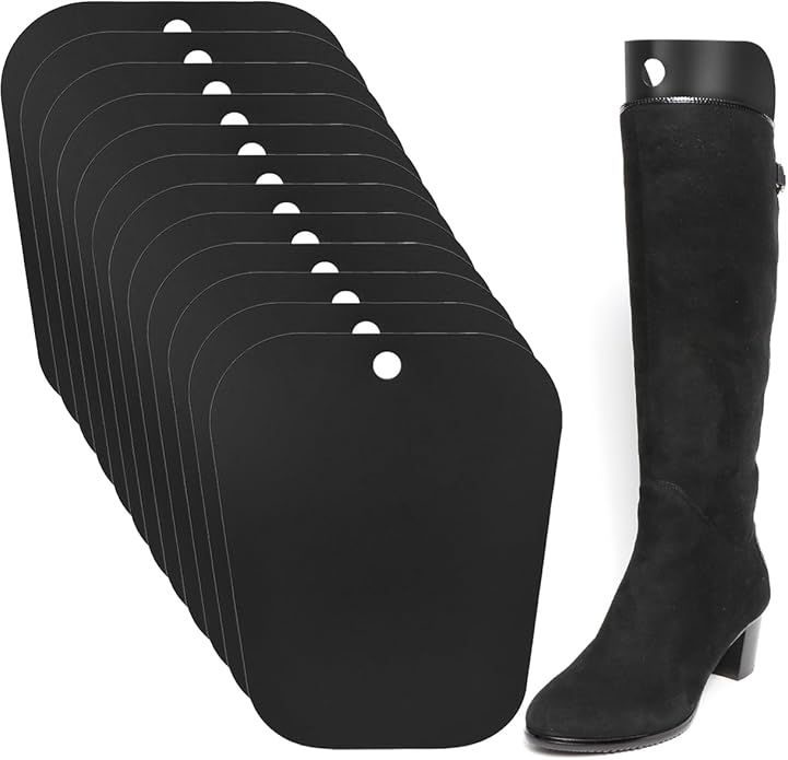 Mellbree Boot Shapers for Tall Boots, 12 Piece (6 Pairs) Boot Stand Up Inserts 14 Inches Boot Shaper Form Inserts for Men and