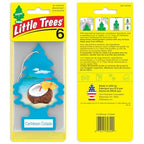 LITTLE TREES Car Air Freshener | Hanging Tree Provides Long Lasting Scent for Auto and Home | 24 Air Fresheners |Caribbean Co