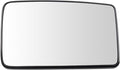 TRQ Passenger Side Lower Mirror Glass Convex Snap On Compatible with 2013-2016 Ford F-250 Super Duty F-350 Super Duty F-550 S