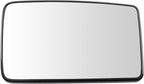 TRQ Passenger Side Lower Mirror Glass Convex Snap On Compatible with 2013-2016 Ford F-250 Super Duty F-350 Super Duty F-550 S