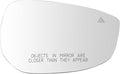 TRQ Passenger Side Mirror Glass Blind Spot For Factory Equipped Mirrors Only Compatible with 2023 Mazda CX-30