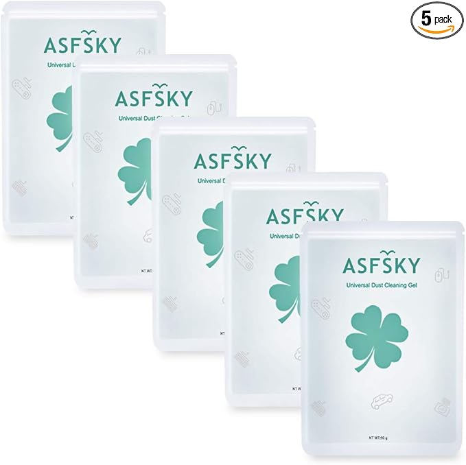 ASFSKY Car Cleaning Gel for Car Detailing Car Cleaning Gel Putty Reusable Keyboard Cleaner Gel Car Putty for Cleaning Dust Un