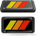 2PCS Tri-Color Car Seatbelt Adjuster for car Universal Car Seat Belt Pads Cover for More Comfortable Driving (A)