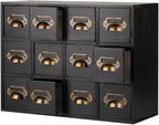 Apothecary Drawers Apothecary Cabinet with Drawers Card Catalog Cabinet Wooden Card Catalog Wooden Storage Box for Desktop Or
