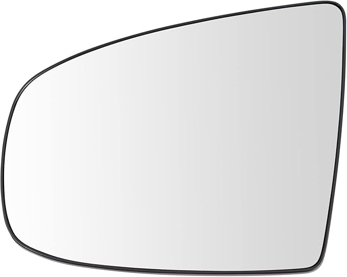 TRQ Driver Side Mirror Glass Heated For Factory Equipped Mirrors Only Compatible with 2007-2013 BMW X5 2008-2014 BMW X6