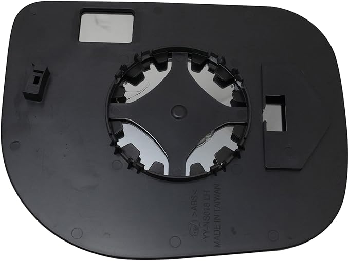 TRQ Driver Side Mirror Glass with Backing Plate For Factory Equipped Mirrors Only Compatible with 2008-2010 Nissan Titan XE 2