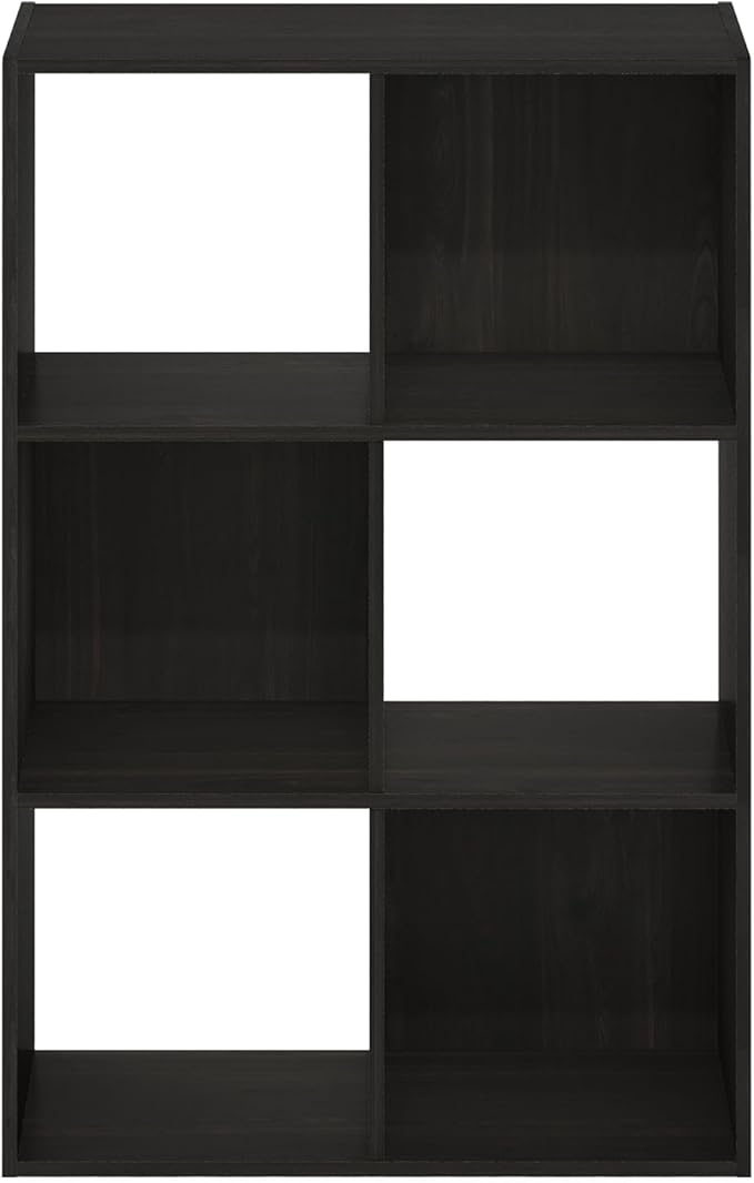 Furinno PELLI Closet Organizers and Storage, 6-Cube Closet Organizer, Open Shelf Closet Storage, for Wardrobe, Bedroom, Livin