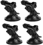 Universal Car Dash Cam Mount - Vacuum Suction Cup Holder with 4 Interchangeable Heads for GPS Navigation and Dashboard Recorder(Triadius Shape Heads)