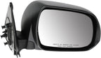 TRQ 2 Piece Driver and Passenger Side Mirror Assembly Set Manual Adjustment Non-Heated No Memory Textured Compatible with 201
