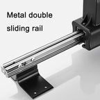 JYDQM Closet Hanging Clothes Rod, Laundry Room Wardrobe Clothes Rail Extendable 26-61cm,Telescopic Clothes Hanger Metal Slidi