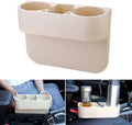 Heart Horse Car Gap Filler, Console Side Pocket, Car Seat Pocket Organizer for Cellphones Wallet Coin Key and Cup Holder Suitable Beige