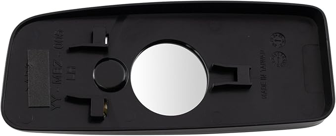 TRQ Driver Side Lower Mirror Glass Clear Snap On Compatible with 2007-2009 Dodge Sprinter 2500 Sprinter 3500 CH1324162