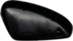 A-Premium Driver Side Rearview Mirror Cover Cap - Compatible with Mazda 3 2014 2015 2016 2017 2018 Sedan - Smooth Black, Built in Japan