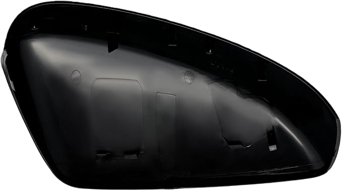 A-Premium Driver Side Rearview Mirror Cover Cap - Compatible with Mazda 3 2014 2015 2016 2017 2018 Sedan - Smooth Black, Built in Japan