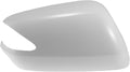 X AUTOHAUX Car Rear View Right Passenger Side Mirror Cover Cap Replacement White for Honda Fit 2009-2013 Fits W/Turn Signal Models Mirror Guard Covers Exterior Decoration Trims