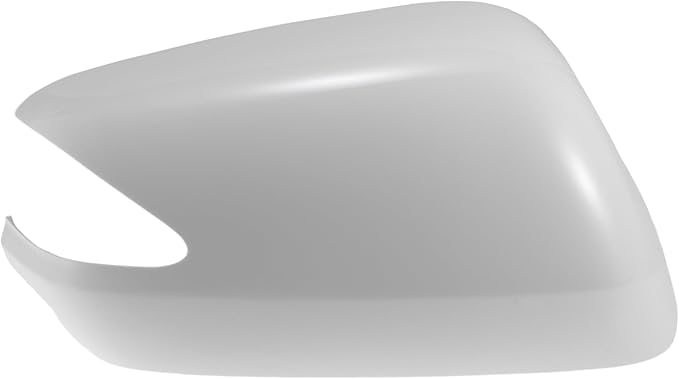 X AUTOHAUX Car Rear View Right Passenger Side Mirror Cover Cap Replacement White for Honda Fit 2009-2013 Fits W/Turn Signal Models Mirror Guard Covers Exterior Decoration Trims