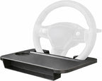 Steering Wheel Tray for Tesla Model 3 Y S X and Other Compact Cars, 2-in-1 Car Food Tray and Seat Gap Organizer, Compact Desk for Eating, Writing, Quick Work and Storage, Black