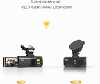 REDTIGER Suction Mount for F7N Series Dash Cam,Built-in GPS Module,Easy Install,180° Rotatable,Includes Adhesive Pads and Electrostatic Stickers