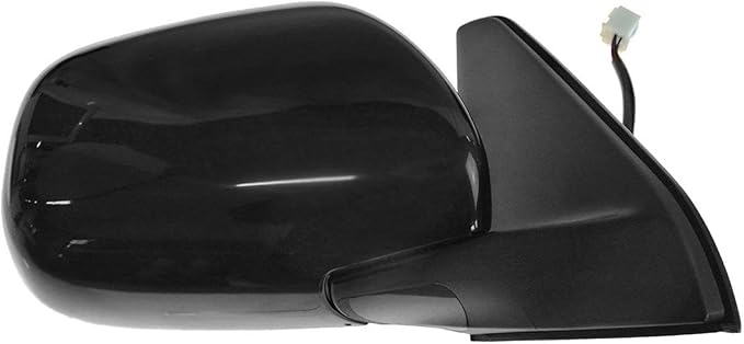 TRQ 2 Piece Driver and Passenger Side Mirror Assembly Set Electric Adjustment Heated Memory Black Compatible with 2003-2009 L